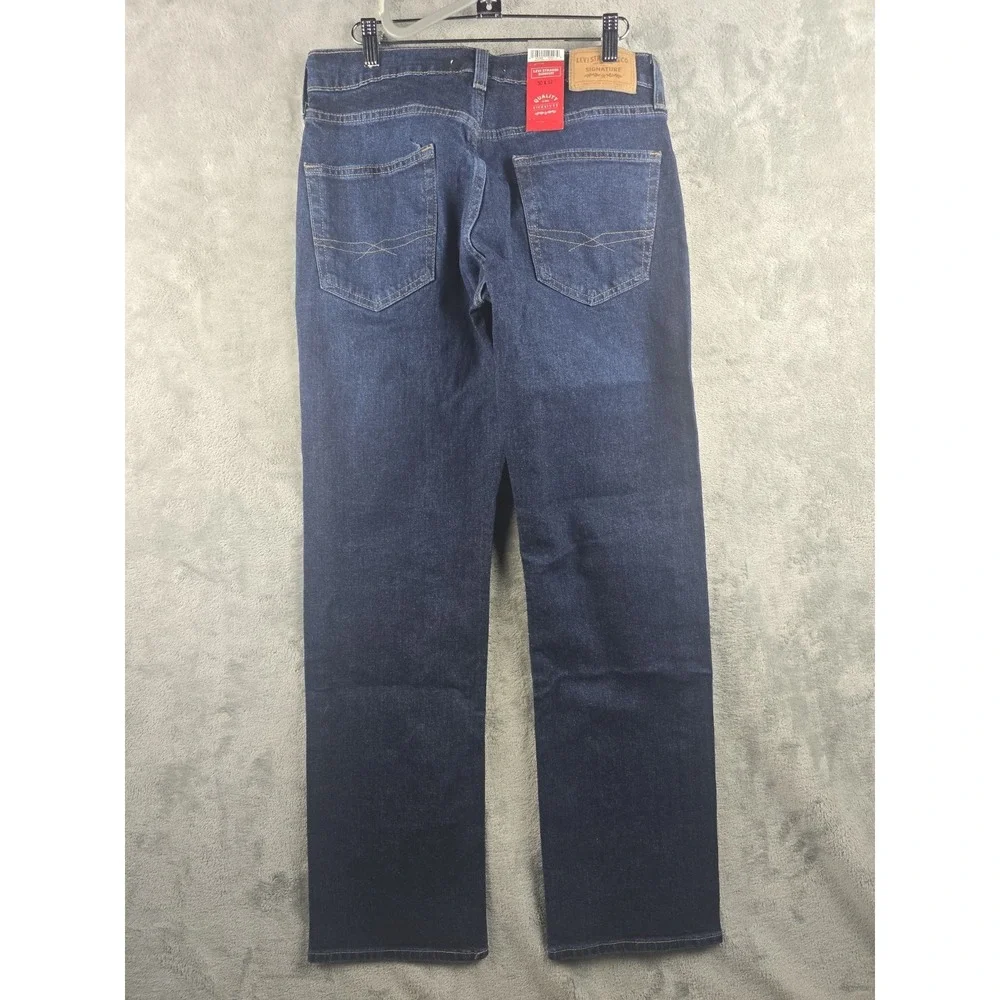 Levi Strauss Signature‎ Jeans Men's Size 30x32 Blue Relaxed Fit NWT Workwear